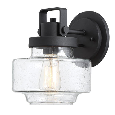 Great Outdoors 72772-66 Rosecrans - 1 Light Outdoor Wall Mount in Coal 1