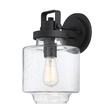 Great Outdoors 72773-66 Rosecrans 1 Light Outdoor Wall Mount in Coal 1