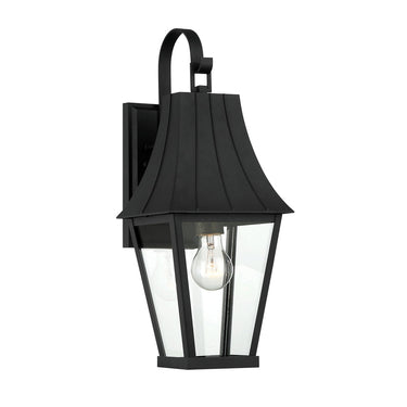 Great Outdoors 72781-66G Chateau Grande 1 Lt Outdoor Wall in Coal W/Gold 1