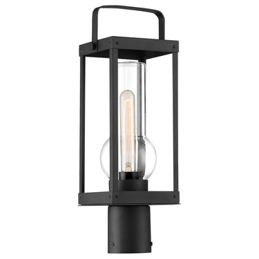 Great Outdoors 73166-66 Sullivans Landing 1 Light Outdoor Post Lantern in Sand Coal 1
