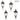 Great Outdoors 73246-748 Havenwood - 3 Light Hanging in Tavira Bronze And Alder Silver 2