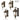 Great Outdoors 73246-748 Havenwood - 3 Light Hanging in Tavira Bronze And Alder Silver 3