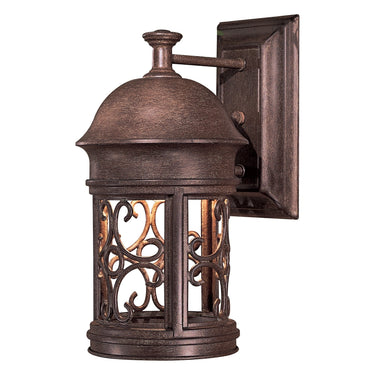 Great Outdoors 8281-A61 Sage Ridge 1 Light Wall Mount in Vintage Rust 1