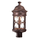 Great Outdoors 8286-A61 Sage Ridge 1 Light Post Mount in Vintage Rust 1