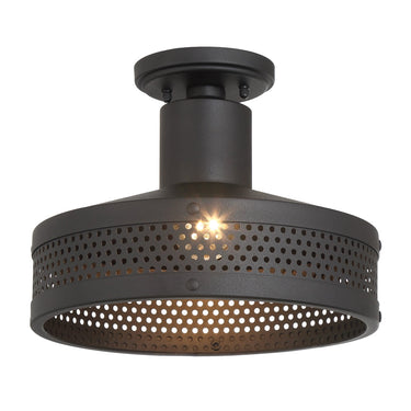Great Outdoors Abalone Point 1Lt Outdoor Flush Mount - 73312-66 1