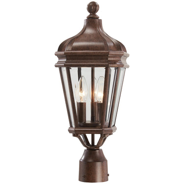 Great Outdoors Harrison 3 Light Post Outdoor Mount - 8695 