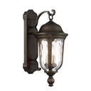 Great Outdoors Havenwood 3 Light Outdoor Wall Mount - 73243-748 1
