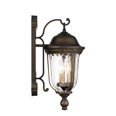 Great Outdoors Havenwood 3 Light Outdoor Wall Mount - 73243-748 2