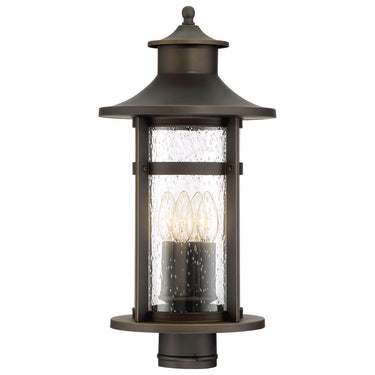 Great Outdoors Highland Ridge 3 Light Outdoor Post Mount Light - 72556-143C 