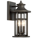 Great Outdoors Highland Ridge 3 Light Outdoor Wall Lamp - 72552-143C 
