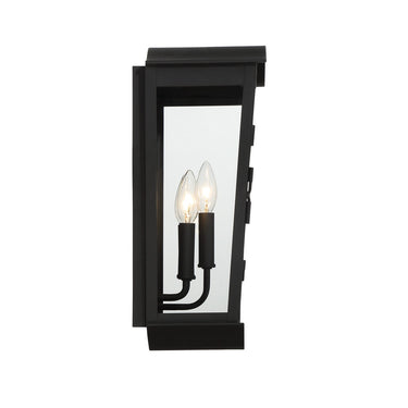Great Outdoors Houghton Hall 3 Light Outdoor Wall Mount - 73202-66 2