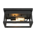 Great Outdoors Isla Vista 2 Light Outdoor Flush Mount - 73217-66A 2