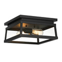 Great Outdoors Isla Vista 2 Light Outdoor Flush Mount - 73217-66A 3