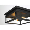 Great Outdoors Isla Vista 2 Light Outdoor Flush Mount - 73217-66A 4
