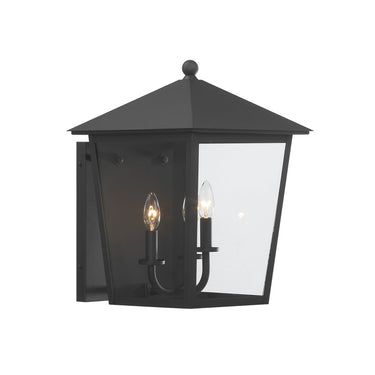 Great Outdoors Noble Hill 3Lt Outdoor Wall Mount - 72132-66 1