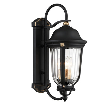 Great Outdoors Peale Street 3 Light Outdoor Wall Mount - 73233-738 1