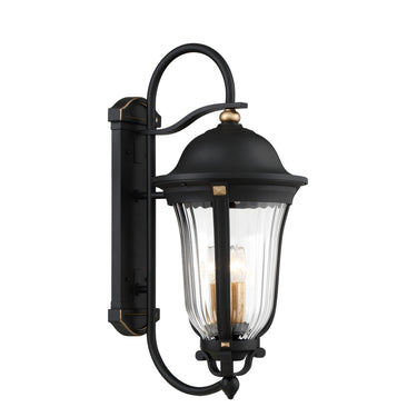 Great Outdoors Peale Street 4 Light Outdoor Wall Mount - 73234-738 1