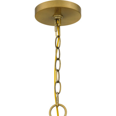 Gretchen 5 Light Chandelier in Aged Brass 3