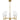 Gretchen 5 Light Chandelier in Aged Brass 4
