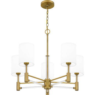 Gretchen 5 Light Chandelier in Aged Brass 6