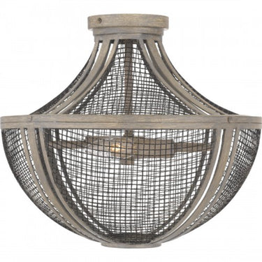 Hallie Semi-Flush Mount-HLE1715DGW 1