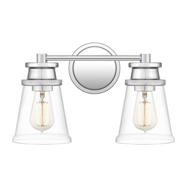 Haverfield 2 Light Bath Light in Polished Chrome 1