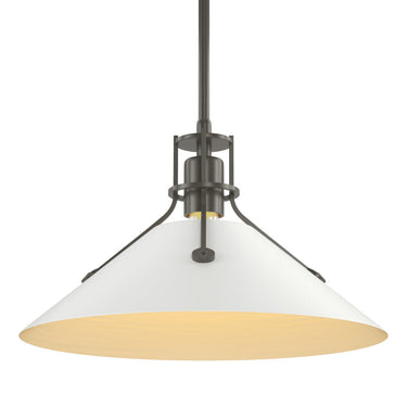 Henry Medium Steel Shade Pendant 12