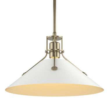 Henry Medium Steel Shade Pendant 17