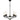 Hillside 5 Light Chandelier in Matte Black 4