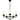 Hillside 5 Light Chandelier in Matte Black 5