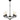 Hillside 5 Light Chandelier in Matte Black 1