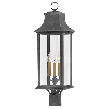 Hinkley Adair LED Outdoor Large Post Mount Lantern 