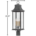 Hinkley Adair Outdoor Large Post Mount Lantern Alternative Image 1