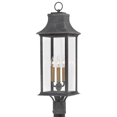 Hinkley Adair Outdoor Large Post Mount Lantern 