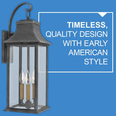 Hinkley Adair Outdoor Large Wall Mount Lantern - Alternative Image 2935DZ Alternative Image 3