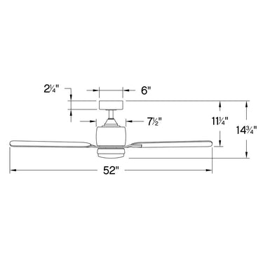 Hinkley Afton 52" LED Fan Alternate Image-15