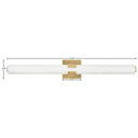Hinkley Aiden Large LED Vanity Wall Sconce Alternative Image 22