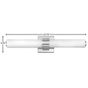 Hinkley Aiden Medium LED Vanity Wall Sconce Alternative Image 14