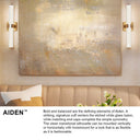 Hinkley Aiden Medium LED Vanity Wall Sconce Alternative Image 32