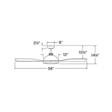 Hinkley Alba 56" LED Smart Fan Alternate Image-14