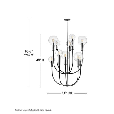 Hinkley Alchemy Medium Multi Tier Chandelier Alternative Image 1