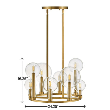 Hinkley Alchemy Medium Single Tier Chandelier Alternative Image 1