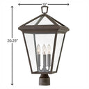 Hinkley Alford Place Alternative Image 12V LED Outdoor Medium Post Mount Lantern Alternative Image 5