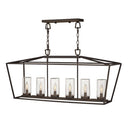 Hinkley Alford Place Alternative Image 12V LED Outdoor Medium Six Light Linear Pendant Alternative Image 3