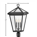 Hinkley Alford Place LED Outdoor Large Post Mount Lantern Alternative Image 1