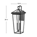 Hinkley Alford Place LED Outdoor Large Tall Wall Mount Lantern Alternative Image 1