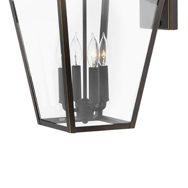 Hinkley Alford Place LED Outdoor Large Wall Mount Lantern in Oil Rubbed Bronze Finish Alternative Image 2