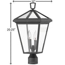 Hinkley Alford Place LED Outdoor Medium Post Mount Lantern Alternative Image 1