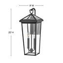 Hinkley Alford Place LED Outdoor Medium Tall Wall Mount Lantern Alternative Image 1