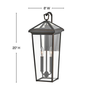 Hinkley Alford Place LED Outdoor Medium Tall Wall Mount Lantern Alternative Image 5
